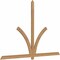 Ekena Millwork Redmond Smooth Timber Gable Bracket, Western Red Cedar, 96"W x 64"H x 1 1/2"D x 3 1/2"F, 16/12 Pitch GBW096X64X0204RED00SWR - alternate 5
